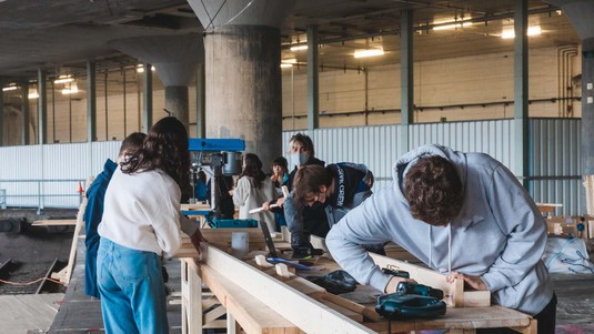 Prefabrication, ALICE, La Rasude, Lausanne. © Jamani Caillet / 2021 EPFL