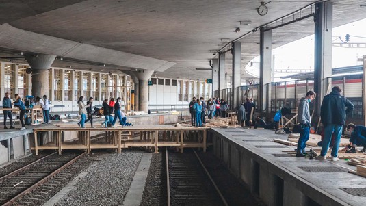 Prefabrication, ALICE, La Rasude, Lausanne. © Jamani Caillet / 2021 EPFL