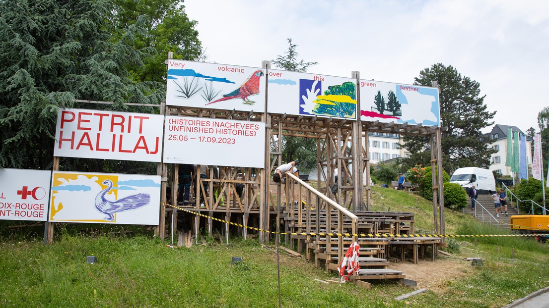 ALICE building site started in May 2023 at the International Red Cross and Red Crescent Museum .©2023 EPFL/M.Geiser-CC-BY-SA 4.0