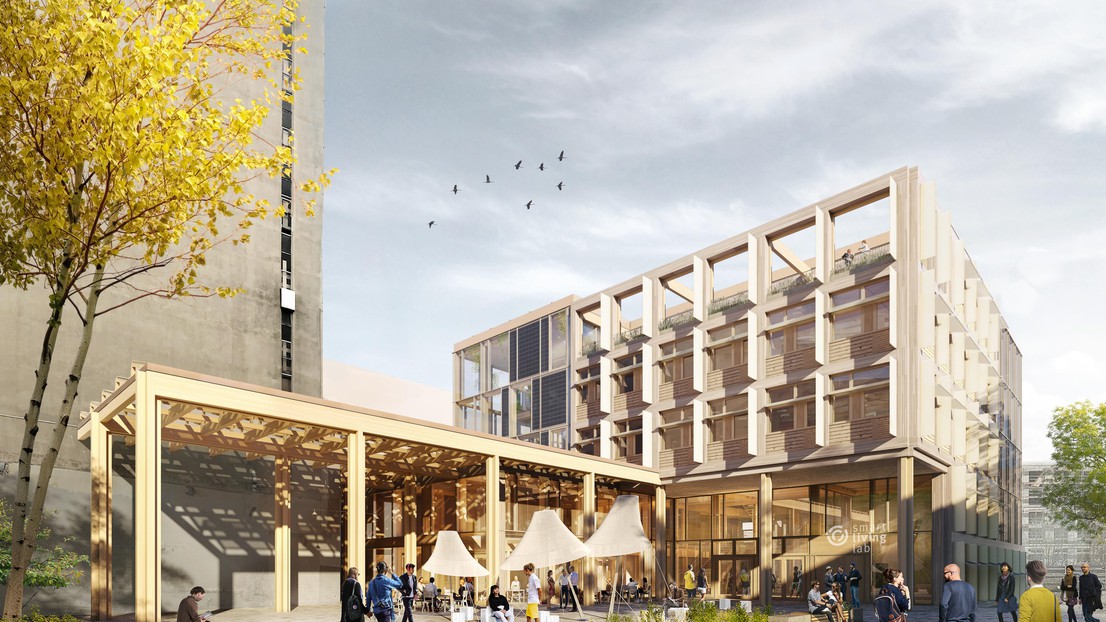 The future SLL buidling © Behnisch Architekten The future SLL buidling © Behnisch Architekten