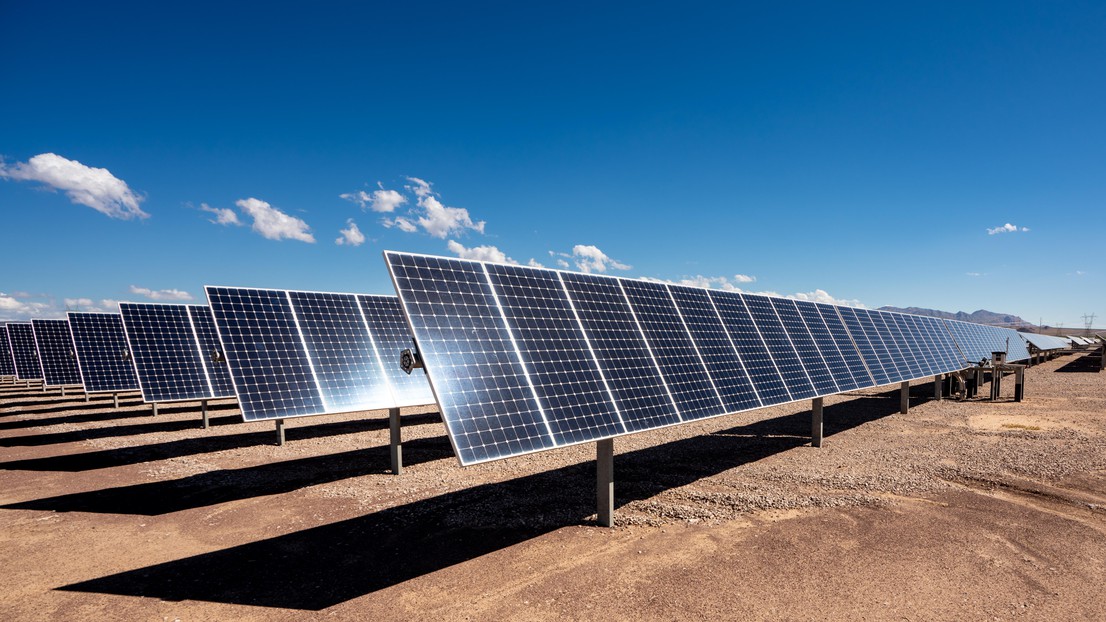 Modern perovskite high performance solar cell module for high efficient photon recycling stock photo. ©iStock