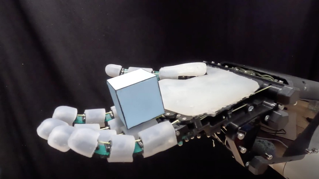 ADAPT robotic hand (Adaptive Dexterous Anthropomorphic Programmable sTiffness). 2025 EPFL/CREATE Lab - CC-BY-SA 4.0