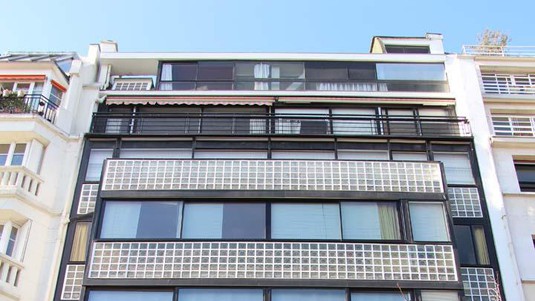 The flat is located on the top floor of the building designed by Le Corbusier. © G.Marino / EPFL