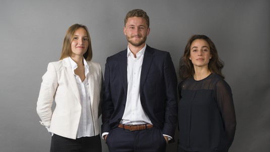 From left to right: Clémence, François-Xavier and Thaïs. ©CIEL/2019 EPFL