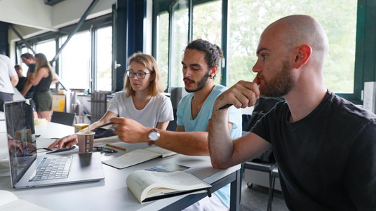 During the workshop. © Alain Herzog /EPFL