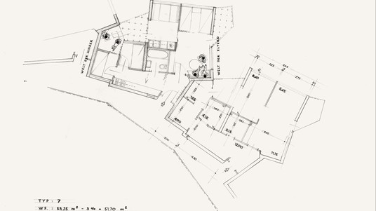 Organisation of an apartment according to the "parents' world" and the "children's world".© DR